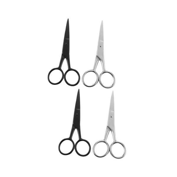 POPETPOP 6 Pièces Coupe-Cheveux Tondeuse À Cheveux Manuelle Rasage Rasoir De Sécurité Ciseaux De Mise En Forme Des Sourcils T