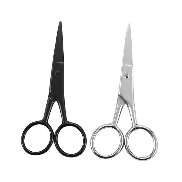 POPETPOP 6 Pièces Coupe-Cheveux Tondeuse À Cheveux Manuelle Rasage Rasoir De Sécurité Ciseaux De Mise En Forme Des Sourcils T
