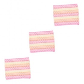 3 Pièces Serviette De Bain Longue Serviette Rose Serviettes De Massage Exfoliant Pour Le Corps Serviette Exfoliante Pour Le G