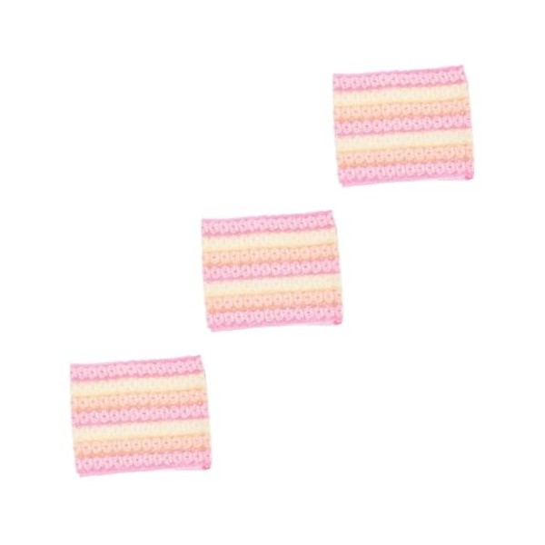 3 Pièces Serviette De Bain Longue Serviette Rose Serviettes De Massage Exfoliant Pour Le Corps Serviette Exfoliante Pour Le G