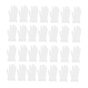 NIYANGLE 1 Boîte Gants Pour Le Nettoyage Gants Gants De Manucure Jetables Le Gant Ove Service De Nettoyage Gants Transparent 