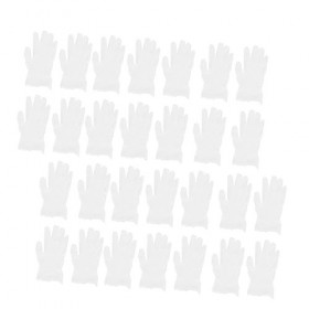 NIYANGLE 1 Boîte Gants Pour Le Nettoyage Gants Gants De Manucure Jetables Le Gant Ove Service De Nettoyage Gants Transparent 