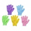 minkissy 15 Paires De Gants De Bain Épurateur De Luffa Gants De Nettoyage De La Peau Gants De Nettoyage Exfoliants Gants Exfo