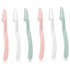 NIYANGLE 30 Pcs Pliant Rasoir De Sourcils Dame Outils Hommes Toilettage Tondeuse Portable Rasoir Sourcils Rasage Rasoir Pliab