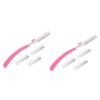 FRCOLOR Rasoirs Dépilation 1Set Lame De Coupe Des Sourcils Rasoir Dermaplane Pour Femmes Visage Tondeuse Faciale Outil De Dé