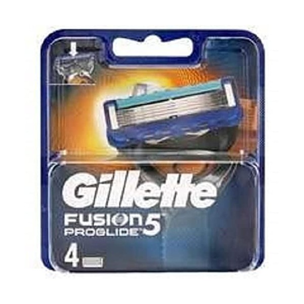 Gillette Fusion Proglide - Recambio para cuchillas de afeitar, 4 unidades, 200 gr