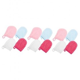 Beaupretty 12 Pièces Nettoyage Du Bout Des Doigts Gants Exfoliants En Profondeur Gants Pour Le Visage Dissolvant De Peau Sèch