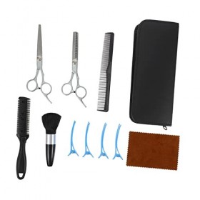 FOMIYES 1 Set Outil De Coiffure Ensemble De Ciseaux De Coiffure Ciseaux Amincissants Ensemble De Peignes De Coupe Ensemble De