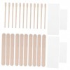 Beavorty 400 Pièces Bandes De Cire De Bikinis Blanches Jetables Pour Épilation Visage Blanc Corps Peau Cheveux Bâtons De Cire