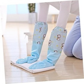 Mobestech 4 Paires De Gants En Latex Gants En Plastique Gants De Cuisine Gants Imperméables Gants En Caoutchouc Gants Longs P