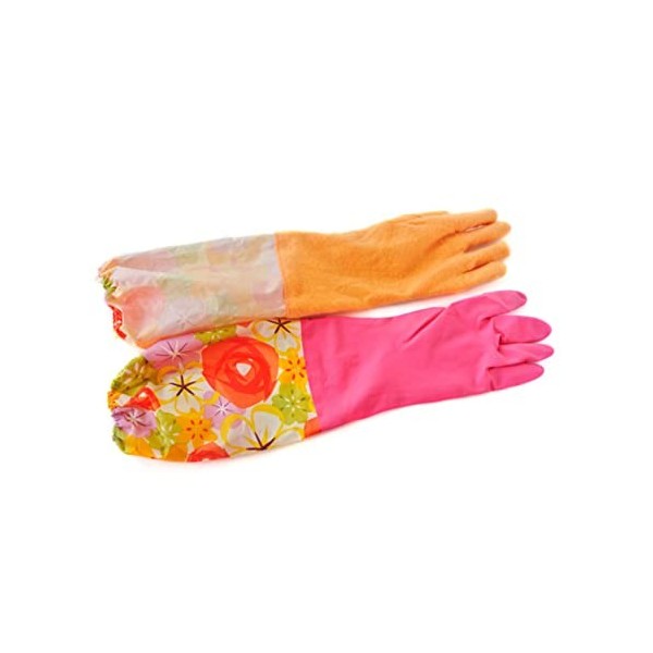 Mobestech 4 Paires De Gants Pour Le Nettoyage Des Gants En Latex Gants Antidérapants Gants De Nettoyage De Cuisine Gants Impe