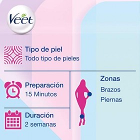 Veet Easy Wax Roll-On Eléctrico Kit Cire Dépilatoire, 1 Unité
