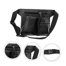 Beaupretty Ciseaux Fanny Pack En Cuir Ceinture À Outils En Cuir Ciseaux Pour Cheveux Pochette De Barbier En Cuir Pu De Ceintu