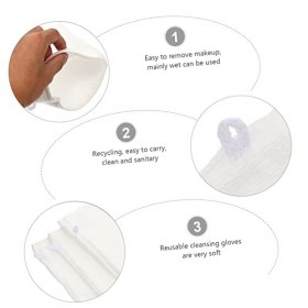 FRCOLOR 9 pcs fibre démaquillant gants microfibre gant de soin gants de nettoyage gants de nettoyage en microfibre gants de n