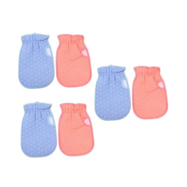 FOMIYES 6 Pièces Gants De Gommage Du Gants Hydratants Épurateur De Bain Gants Hydratants Pour Les Mains Chiffon De Lavage De 