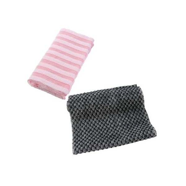 Beavorty 6 Pièces Serviette De Bain Pour Hommes Scrubstar Pour Femmes Gants De Bain Exfoliants Éponges De Nettoyage Pour Usag