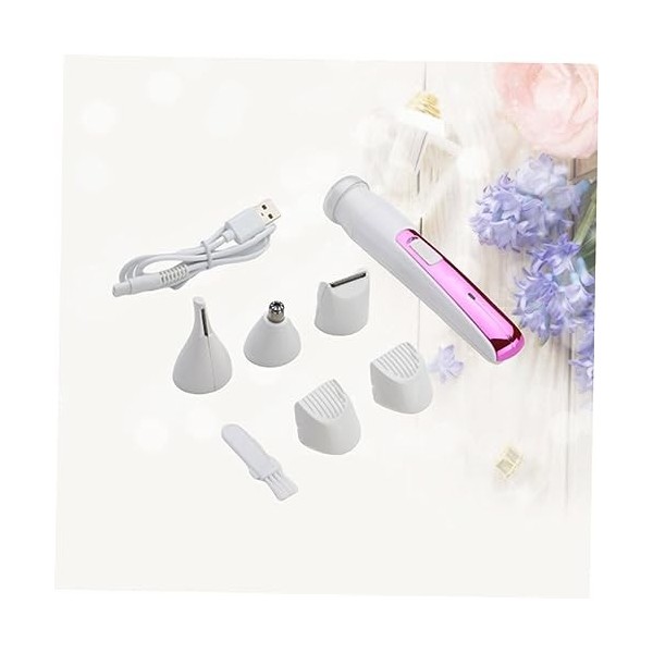 minkissy Rasoir Électrique Pour Femme Rasoirs Électriques Pour Femmes Visage Rasoir En Tissu Rechargeable Épilateur Permanent