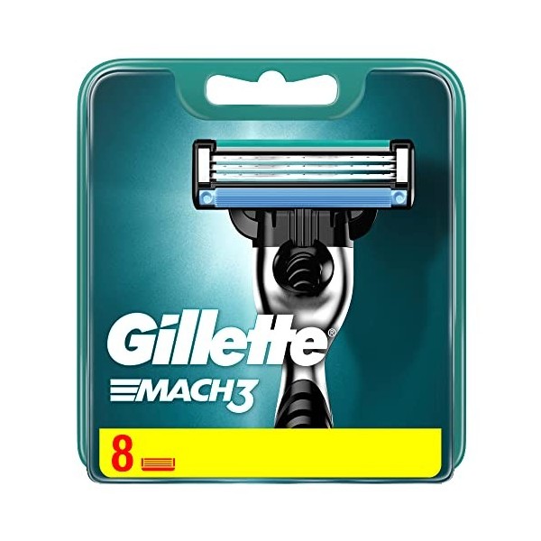 Ancienne version - Gillette Mach3 pack de 8 lames