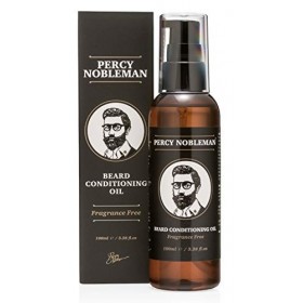 Huile pour barbes - Huile de conditionnement pour barbes de Percy Nobleman - Adoucisseur pour barbes et produits revitalisant