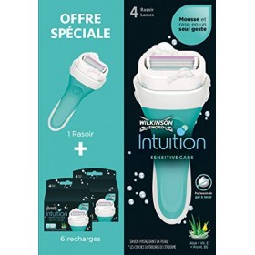 Wilkinson Sword Intuition Sensitive Care Combopack Rasoir 7 Unités