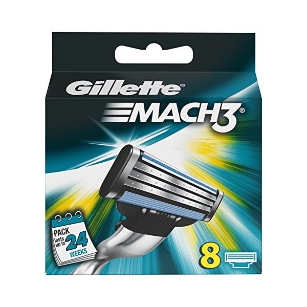 Gillette Gillette M3 Gillette Mach 3 Lot de 8 lames