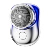 Tondeuse à Barbe Portable, Mini Coupe-Barbe Rotatif électrique Tondeuse à Barbe pour Hommes Mini Tondeuse de Poche Rechargeab