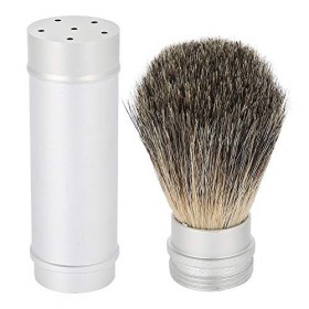 Brosse de rasage, poils de première qualité, manche en aluminium, brosse à raser, cadeau pour hommes, barbe de rasage pour ho
