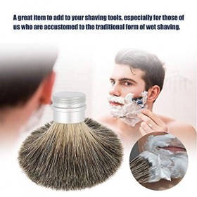 Brosse de rasage, poils de première qualité, manche en aluminium, brosse à raser, cadeau pour hommes, barbe de rasage pour ho