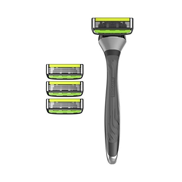 Rasoir Professionnel Dorco Pace 6 Plus Pour Homme – Technologie Six Lames Avec Trimmer & Bande De Gel Pour Un Rasage Ultra-Pr