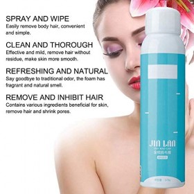 Spray dépilatoire, Corps de lépilation professionnelle, 120g Corps Crème dépilatoire Spray dépilatoire des aisselles