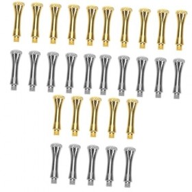 FRCOLOR 30 Pièces Ciseaux À Cheveux Ciseaux En Acier Inoxydable Accessoires De Cheveux Tondeuses À Cheveux Repose-Doigt Cisea