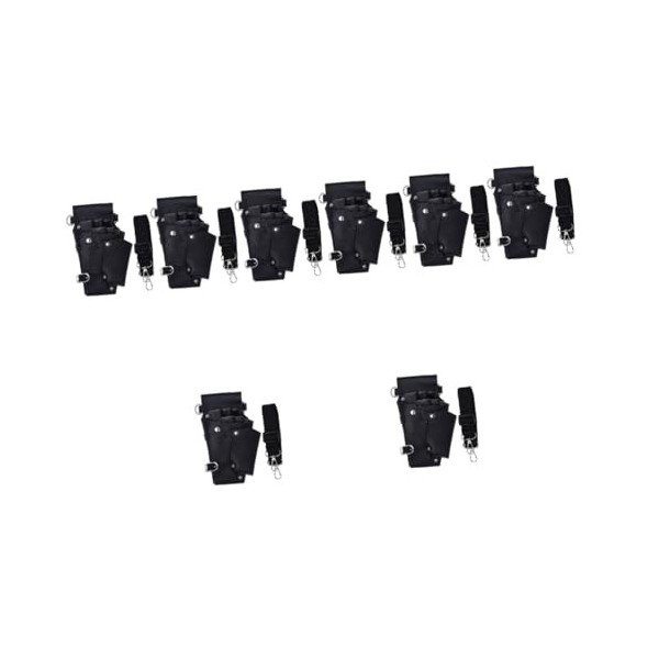 minkissy 2 Pcs Fanny Pack Ciseaux Cas Cisaillement Titulaire Ciseaux Ceinture Cisaillement Coiffeurs En Cuir Bandoulière Sac