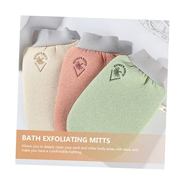 BAFAFA Lot de 8 Gants de Bain Double Face de Gommage for Le Corps Exfoliant for Le Corps Serviettes de Bain for Adultes