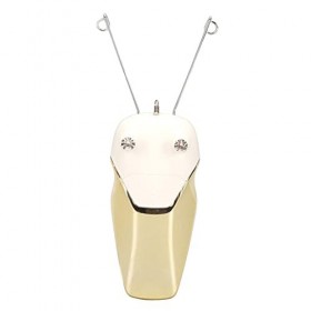 Épilateur électrique à Fil, LED USB Rechargeable Pour Lépilation du Visage Pour Femme, épilateur De Beauté Pour le Cou jaun