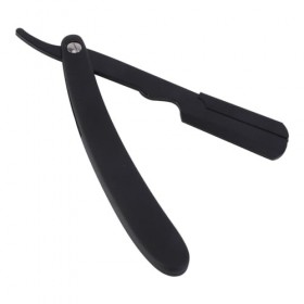 POPETPOP Porte-Rasoir Gravé Rasoir Pliant Barber Rasoir Rasage De Près Rasoir Outil De Coupe De Barbe Support De Coupe-Sourci