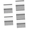 POPETPOP 120 Pcs Rasoir Brosse De Nettoyage Rasoirs Électriques Tondeuse À Cheveux Électrique Tondeuse À Cheveux Nettoyant Bl