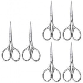 Beaupretty 6 Pièces Tondeuses À Poils De Nez Tondeuses À Barbe Pour Hommes Ciseaux De Toilettage À Barbe Ciseaux De Coupe De 