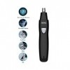 WAHL Tondeuse personnelle 3 en 1 pour poils de nez, sourcils, sourcils et poils du visage pour homme et femme, rechargeable, 