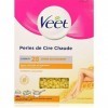 VEET Lot de 3 Perles de Cire Chaude Sachet de 230 g