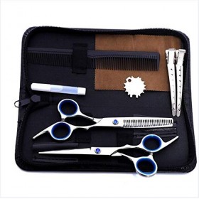 Ciseaux de coupe de cheveux Ciseaux à cheveux en acier inoxydable 6 pouces Ciseaux à cheveux Coupe de cheveux Ciseaux de coup