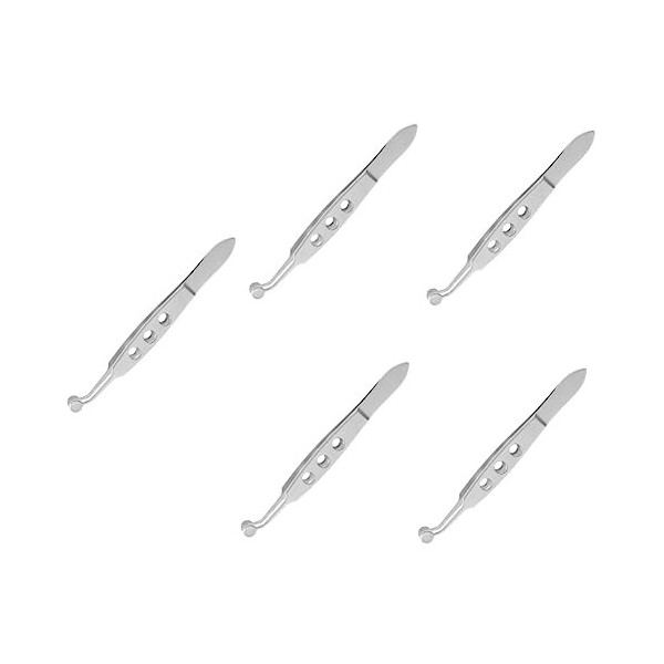 POPETPOP 2 Pièces Pince De Massage Des Glandes De Meibomius Pince À Épiler En Acier Inoxydable Outil De Massage Des Paupières