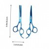 FOMIYES 2 Pièces Outils Pour Hommes Ciseaux De Coupe De Cheveux Ciseaux Amincissants Professionnels Outils De Coiffure Profes