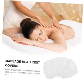 FRCOLOR 50Pcs Housses DOreiller En Forme De U Fournitures DOreiller De Salon Oreiller Jetable Serviette Taie DOreiller Pou