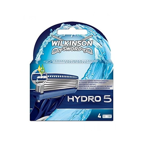 Wilkinson - Hydro 5 - Lames de rasoir pour Homme - Pack de 4