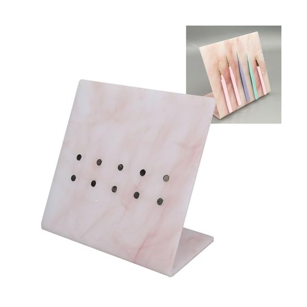 Support Empilable pour Pinces à Cils en Acrylique, Rangement soigné et organisé, Conception Daspiration pour 5 Pincettes, Ga