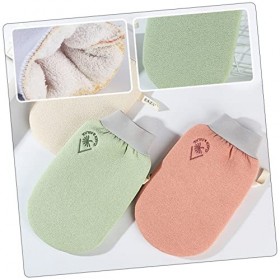 BAFAFA Lot de 4 Gants de Bain Double Face Gants de Gommage for Le Corps Serviettes de Bain for Enfants Serviettes de Bain Dou