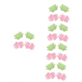 20 Paires DÉponges De Bain Pour Le Visage Épurateur Pour Le Visage Gants De Douche Exfoliants Gants De Gommage Mitaines De B