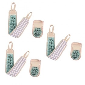 6 Pcs Serviette De Bain Degré Nettoyant Pour Le Corps Pour Hommes Serviettes De Spa Lotion Pour Le Corps Pour Hommes Gommage 