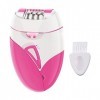 Epilateur Electrique Femme Sans Fil Visage Maillot Intime Corps avec Lumière LED USB Rechargeable