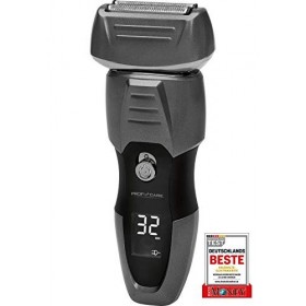 ProfiCare Rasoir àlectrique Tète de Rasage Flaexible Ecran LCD Charge Rapide Noir